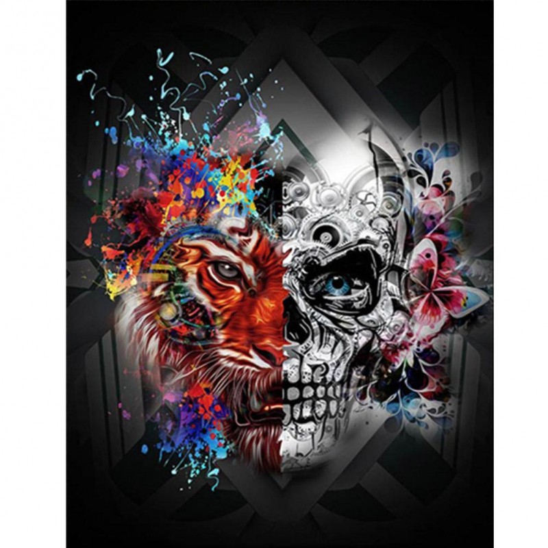 Skull  - Full Round ...