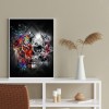 Skull  - Full Round Diamond - 30x40cm