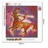 Sagittarius - Full Round Diamond - 30x30cm