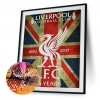 Leeds United  - Full Round Diamond - 30x40cm