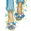 Feet - Special Shaped Diamond - 30x40cm