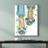 Feet - Special Shaped Diamond - 30x40cm
