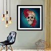 Novelty Skull - Full Round Diamond - 30x30cm