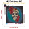 Novelty Skull - Full Round Diamond - 30x30cm