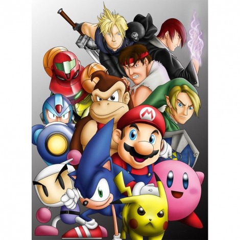 Cartoon Character Collection - Full Round Diamond - 30*40cm