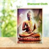 Buddha Statue  - Full Round Diamond - 30x40cm