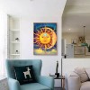 Home Moon Sun - Full Round Diamond - 30x40cm