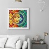Sun Moon - Full Round Diamond - 30x30cm