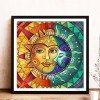Sun Moon - Full Round Diamond - 30x30cm