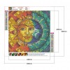 Sun Moon - Full Round Diamond - 30x30cm