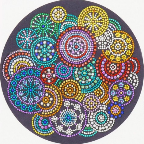 Mandala  - Special Shaped Diamond - 30x30cm