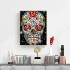 Skull - Full Round Diamond - 40x50cm