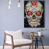 Skull - Full Round Diamond - 40x50cm