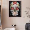 Skull - Full Round Diamond - 40x50cm