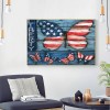 US Flag Butterflies - Full Round Diamond - 40x30cm