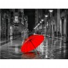 Street Umbrella - Partial Round Diamond - 30x25cm