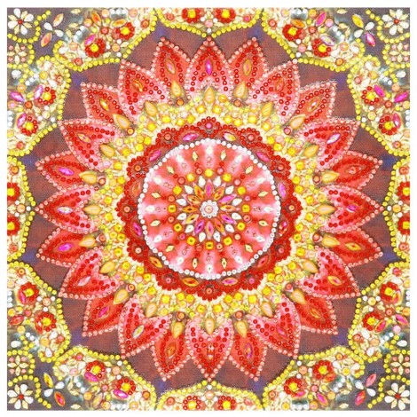 Flower  - Special Shaped Diamond - 30x30cm