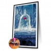 Rose in Bottle - Full Round Diamond - 50x110cm