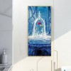 Rose in Bottle - Full Round Diamond - 50x110cm