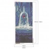 Rose in Bottle - Full Round Diamond - 50x110cm
