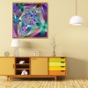 Abstract - Full Round Diamond - 30x30cm
