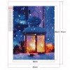 Snow Lantern - Full Round Diamond - 30x40cm