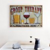 Wine Glasses - Full Round Diamond - 40x30cm