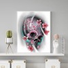 Skull  - Full Round Diamond - 30x40cm