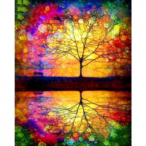 Gorgeous Tree - Full Round Diamond - 40x30cm