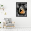 Man in the Bottle - Full Round Diamond - 30x40cm