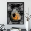 Man in the Bottle - Full Round Diamond - 30x40cm