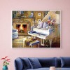 Piano  - Full Round Diamond - 30x40cm