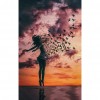 Fantasy Dancing Sticker - Full Round Diamond - 30x40cm