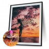 Fantasy Dancing Sticker - Full Round Diamond - 30x40cm