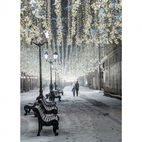 Street View - Full Round Diamond - 30*40cm