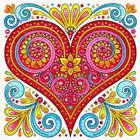 Heart - Special Shaped Diamond - 30x30cm