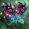 Flying Dragon Beast - Full Round Diamond - 30*30cm