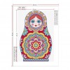 Russian Doll - Special Shaped Diamond - 30x40cm