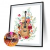 Guitar Flower - Full Round Diamond - 30x40cm