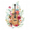 Guitar Flower - Full Round Diamond - 30x40cm