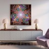 Datura Flowers - Full Round Diamond - 30*30cm