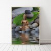Buddha Statue  - Full Round Diamond - 30x40cm