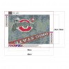 Soccer Team Badge - Full Round Diamond - 40x30cm