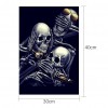 Full Drill Street Style Skull Painting