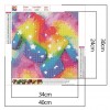 Color Shoes - Full Round Diamond - 30x30cm