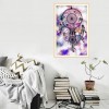 Fantasy Dream Catcher - Partial Round Diamond - 25x35cm