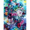 Skull And Flowers - Full Square Diamond - 30*40cm