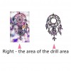 Fantasy Dream Catcher - Partial Round Diamond - 25x35cm