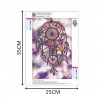 Fantasy Dream Catcher - Partial Round Diamond - 25x35cm