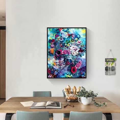 Datura Flowers-Special Diamond-30x30CM